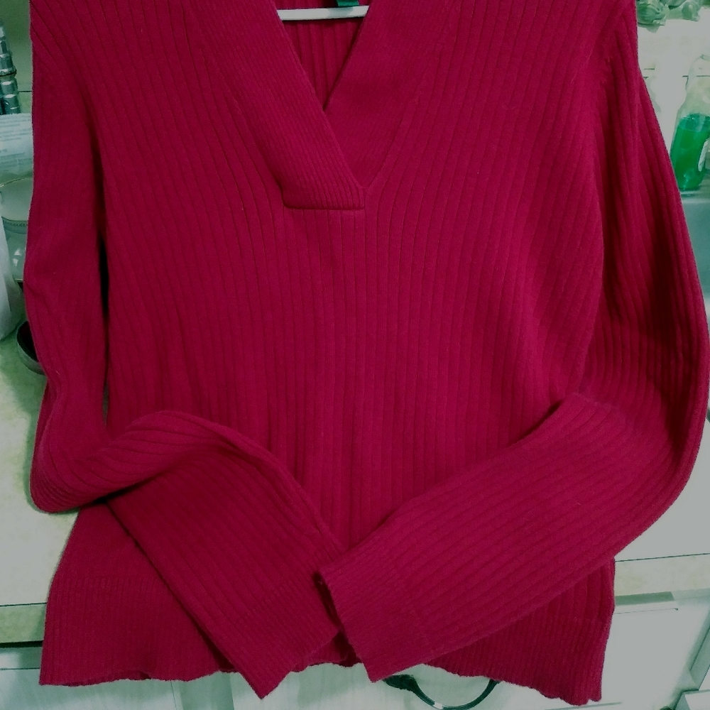 Women's Red Sweater Ralph Lauren - Picture 2 of 5